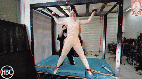 HBC X TBL; Hinako Tied Spread Eagle in Skin Colored Zentai Suit and Tickle By Mistress Chiaki - 2023/FullHD [Foot Fetish, Tits]