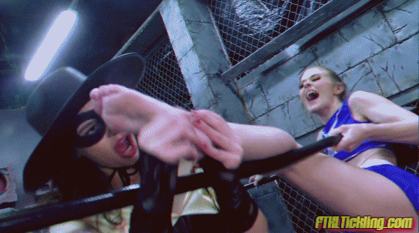 Tickle Wrestling Entertainment! Pt 46 Triple Threat, Double - Teamed! FullHD [Lesbian Feet, Tickling] (2023 | MPEG-4)