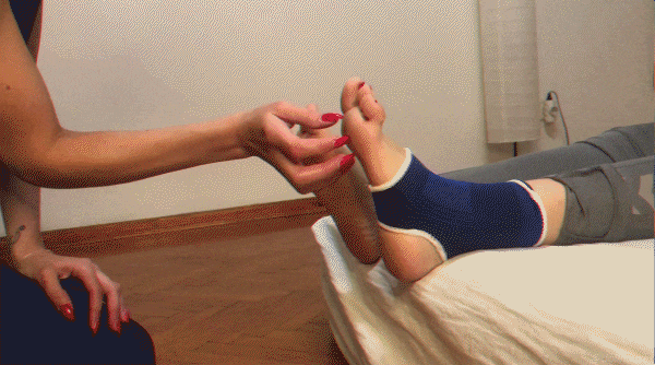 Sprained Ankle Tickling Jenny (Orgasm Tickling, Fetish/HD/Mp4) - 2023