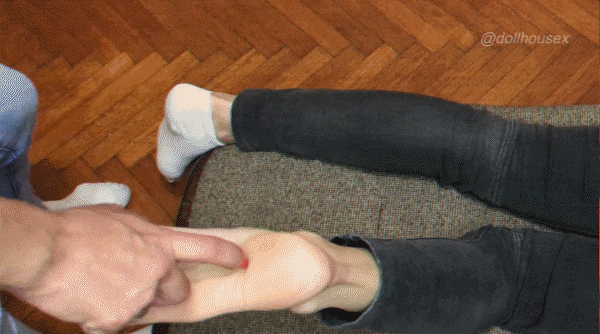 Long Fingernails Tickling Feet In Socks Close Up (Part 2) (Oiled Feet, Ticklish Feet/HD/Mp4) - 2023