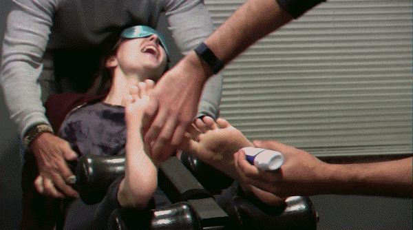 New Perfect ticklish gal gets double teamed on the tickle seat FEET! [Tickling Test, Laugh] (2023/Mp4/1000 MB)