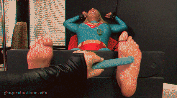 SuperGrrl Captured & Foot Tickle Interrogated (Extreme Tickling, Pain/HD/Mp4) - 2023