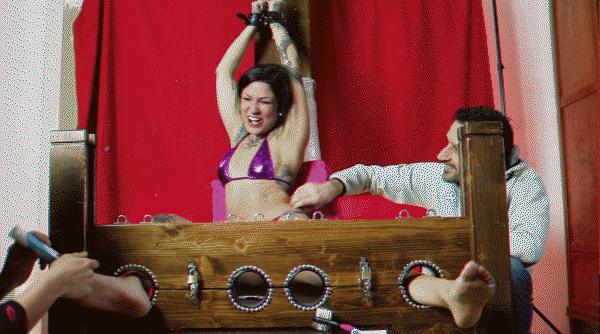 Simona tickled in stocks (Tickling Test, Laugh/HD/Mp4) - 2023