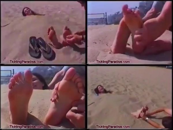 Gia buried in sand!! - 2023/HD [Toes, Torture]