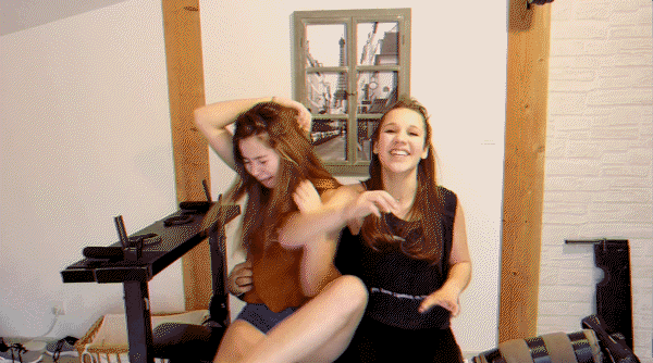 UpperBody Challenge For The Hysterical Alya & Soraya - 2023/HD [Extreme Tickling, Pain]