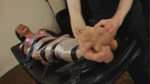 Angelina's Mummified Foot Tickle Session (Ticklish Humiliation, Wild/HD/Mp4) - 2023
