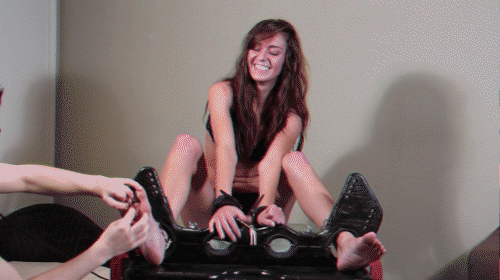 Steph Tickled in the Stocks (Foot Tickling, Tied/HD/Mp4) - 2023